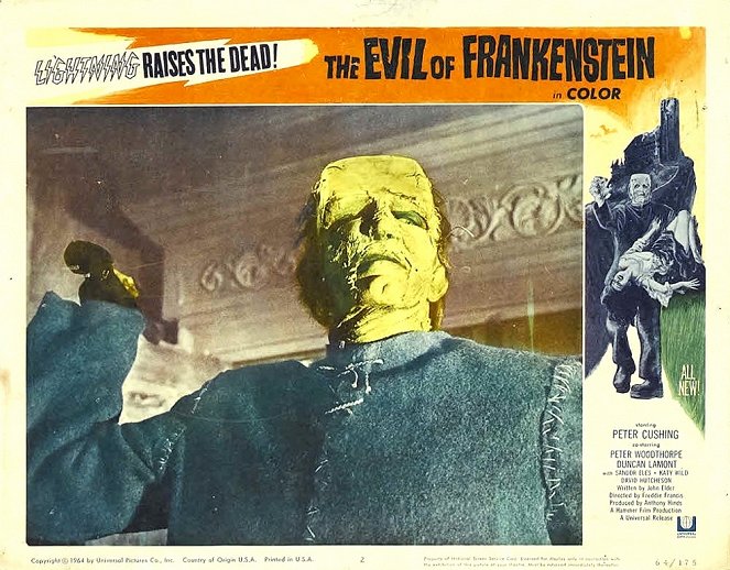 The Evil of Frankenstein - Lobby Cards