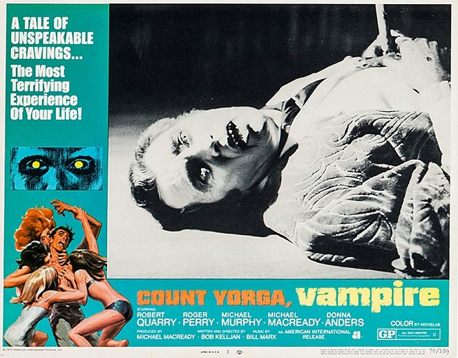 Count Yorga, Vampire - Cartões lobby