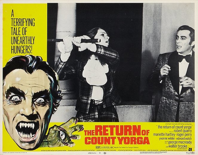 The Return of Count Yorga - Lobbykaarten