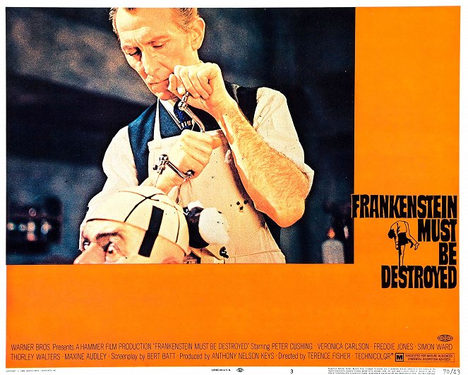 Frankenstein Must Be Destroyed - Lobby Cards