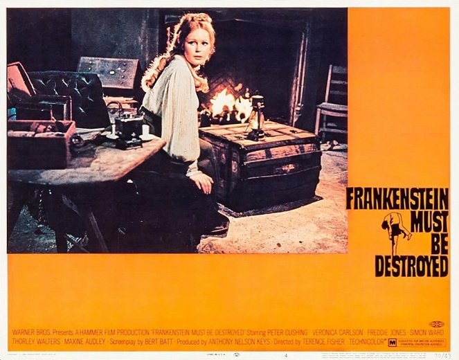 Frankenstein Must Be Destroyed - Lobby karty
