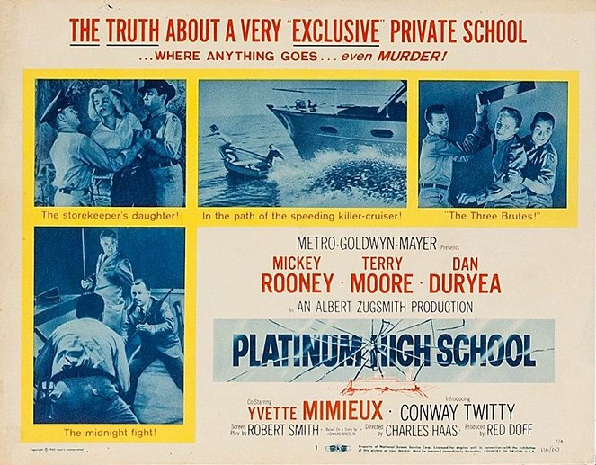 Platinum High School - Lobby Cards