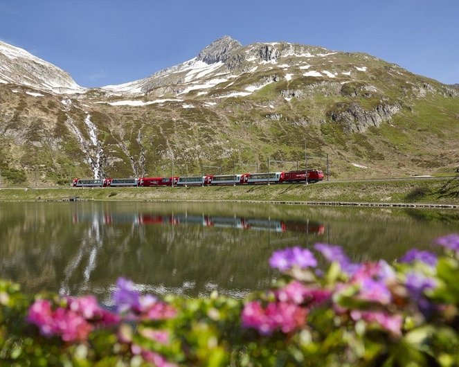 Traumhafte Bahnstrecken der Schweiz - Im Glacier Express von Zermatt nach St. Moritz - Film