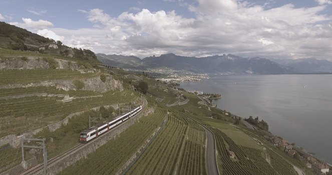 Traumhafte Bahnstrecken der Schweiz - Vom Dreiseenland durch das Lavaux bis nach Genf - Photos