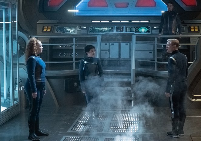 Star Trek: Discovery - People of Earth - Photos - Mary Wiseman, Blu del Barrio, Anthony Rapp