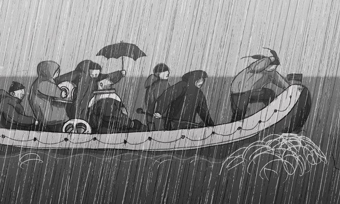 Potápěči v dešti - Z filmu