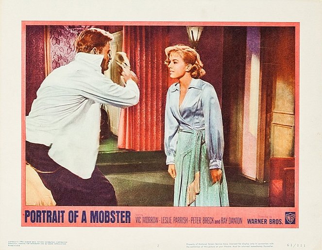 Portrait of a Mobster - Lobby karty - Vic Morrow, Leslie Parrish