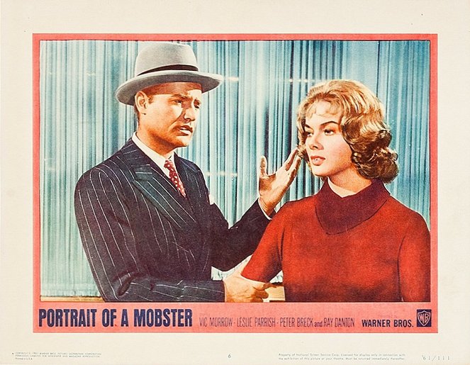 Portrait of a Mobster - Cartes de lobby - Vic Morrow, Leslie Parrish