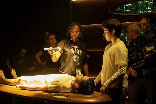 Star Trek: Discovery - Forget Me Not - Tournage - Hanelle M. Culpepper, Ian Alexander, Blu del Barrio