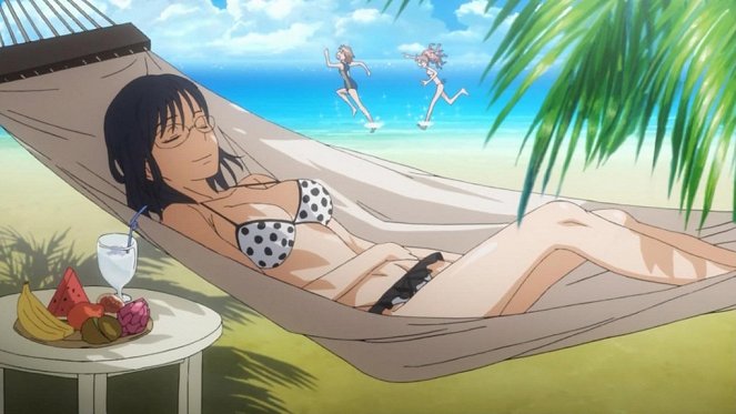 Toaru kagaku no Railgun - Season 1 - Bikini postavu rozdělují na dvě části, ale celkové plavky ukážou celou figuru, takže štíhlým sluší - Z filmu
