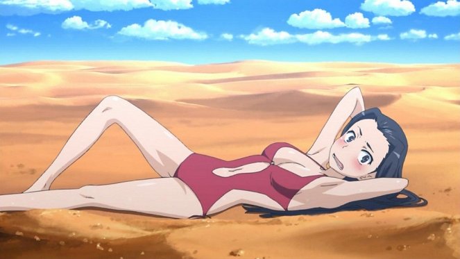 Toaru kagaku no Railgun - Season 1 - Bikini postavu rozdělují na dvě části, ale celkové plavky ukážou celou figuru, takže štíhlým sluší - Z filmu