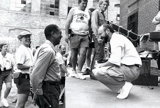 The Shawshank Redemption - Van de set - Morgan Freeman, Frank Darabont