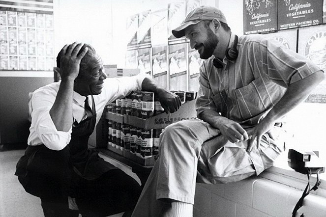 Les Évadés - Tournage - Morgan Freeman, Frank Darabont