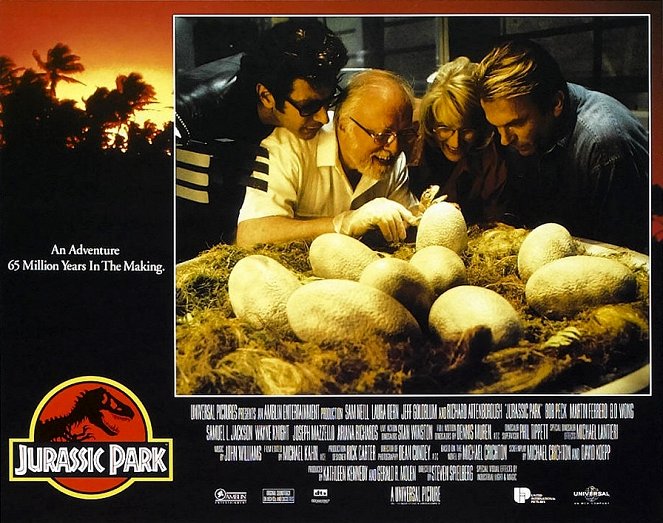 Jurský park - Fotosky - Jeff Goldblum, Richard Attenborough, Laura Dern, Sam Neill