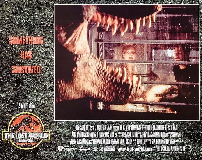 Vergessene Welt: Jurassic Park 2 - Lobbykarten - Julianne Moore, Jeff Goldblum