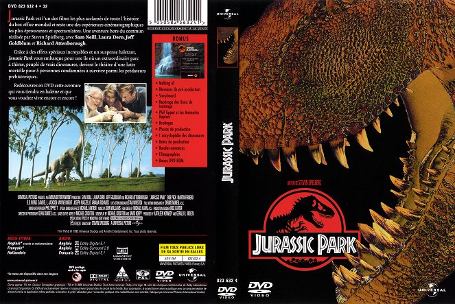 Jurassic Park - Borítók