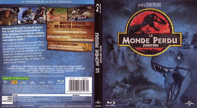 El mundo perdido: Jurassic Park - Carátulas