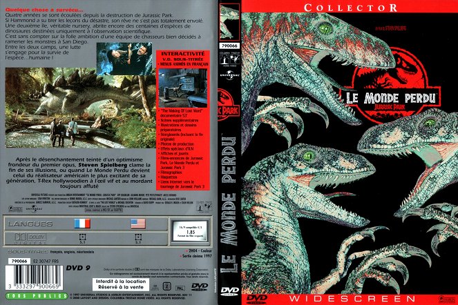 Kadonnut maailma - Jurassic Park - Coverit