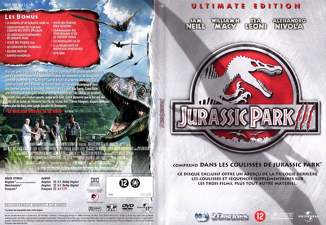 Jurassic Park 3 - Borítók