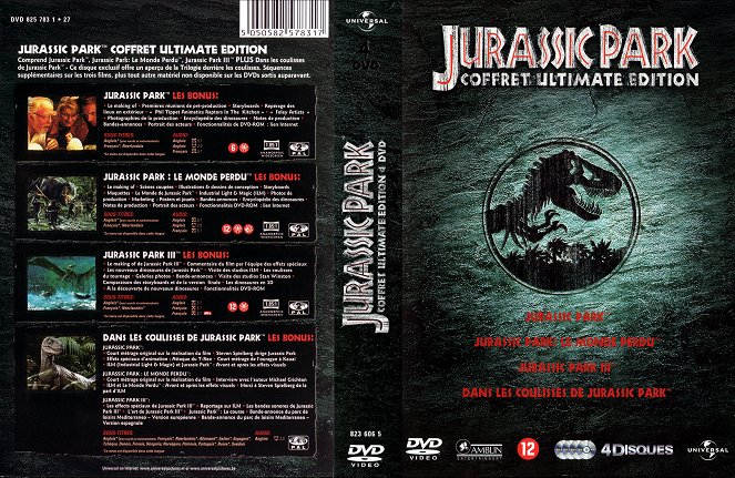 Jurassic Park III (Parque Jurásico III) - Carátulas