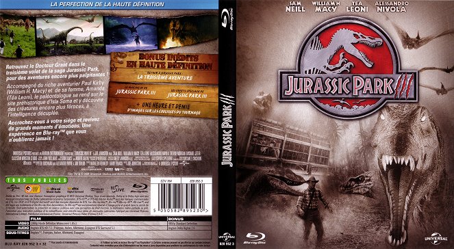 Jurassic Park III - Couvertures