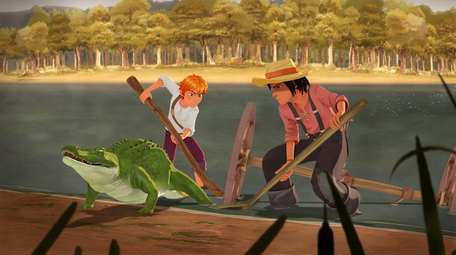 Tom Sawyer - Wie Tom und Huck einem Alligator halfen - Van film