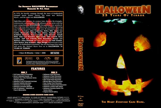 Halloween : 25 ans de terreur - Couvertures
