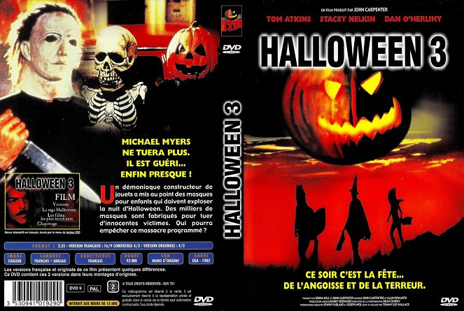 Halloween III: El día de la bruja - Carátulas