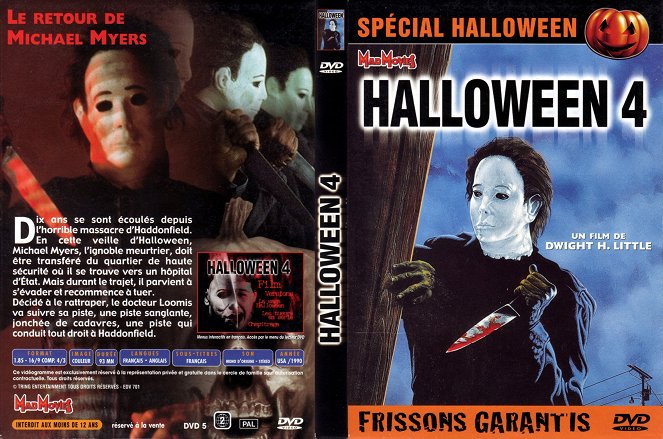 Halloween 4 : Le retour de Michael Myers - Couvertures