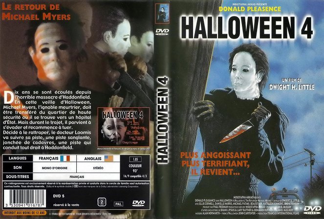 Halloween 4: The Return of Michael Myers - Covers