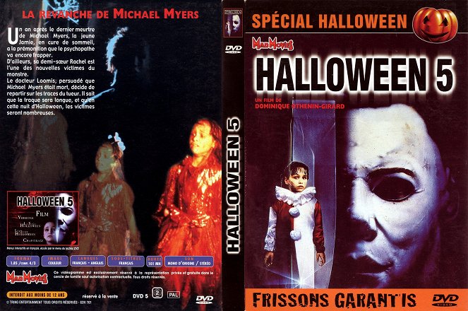 Halloween 5: The Revenge of Michael Myers - Covers