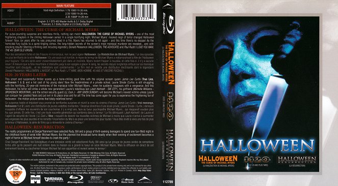 Halloween: La maldición de Michael Myers - Carátulas