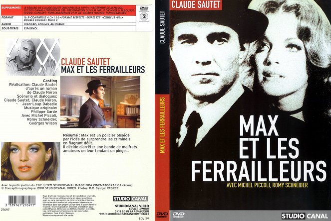 Max et les ferrailleurs - Okładki