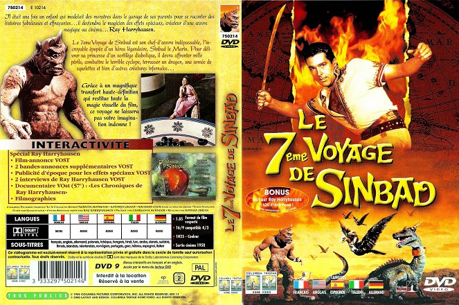 De 7de reis van Sindbad - Covers