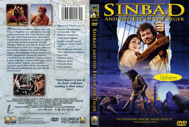 Sinbad en het oog van de tijger - Covers