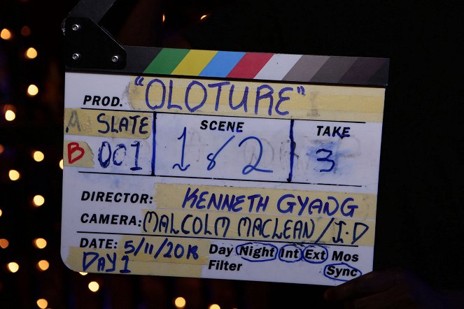 Oloturé - Z natáčení