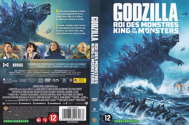 Godzilla II: Rey de los Monstruos - Carátulas
