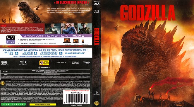 Godzilla 3D - Okładki