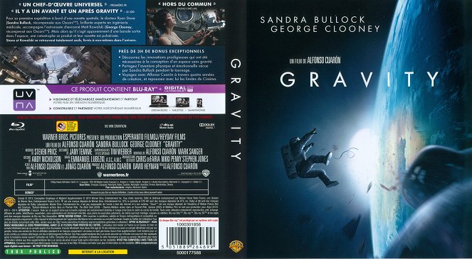 Gravity - Couvertures