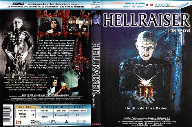 Hellraiser (Los que traen el infierno) - Carátulas