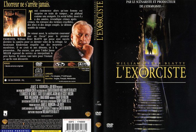 L'Exorciste III - Couvertures