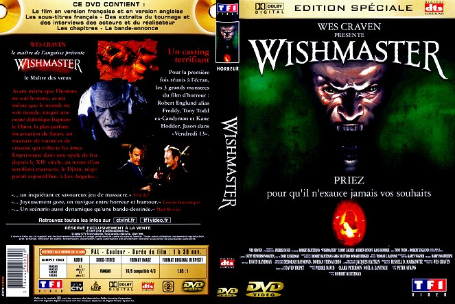 Wishmaster - Couvertures