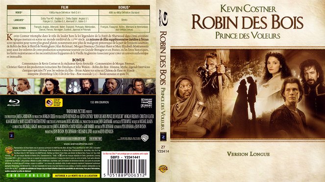 Robin Hood: Príncipe de los ladrones - Carátulas