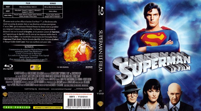 Superman: La película - Carátulas