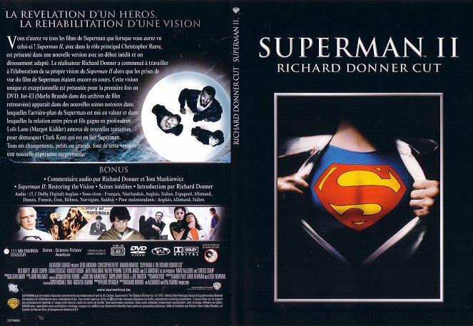 Superman II: The Richard Donner Cut - Okładki