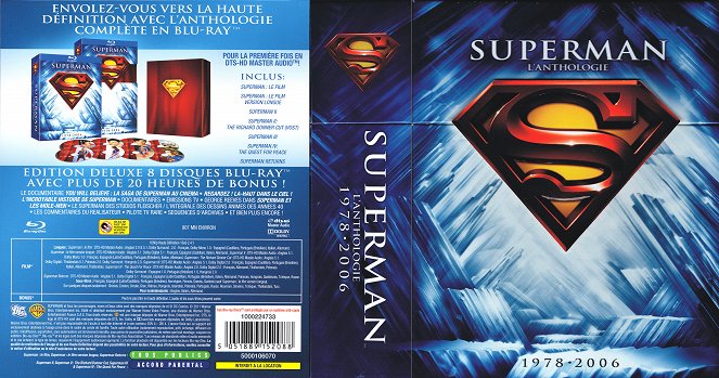 Superman II: The Richard Donner Cut - Couvertures
