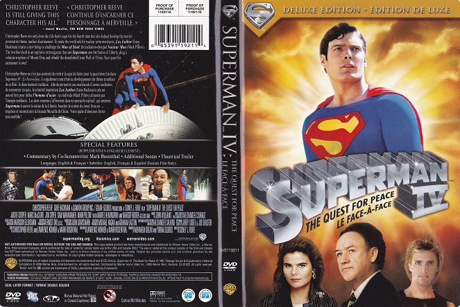 Superman IV - Okładki
