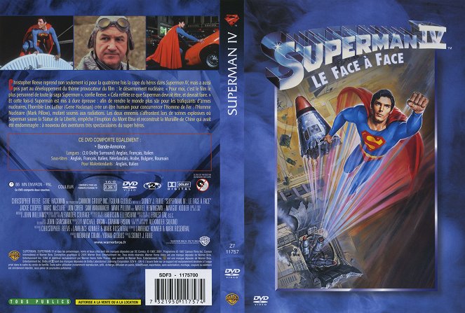Superman IV - Couvertures