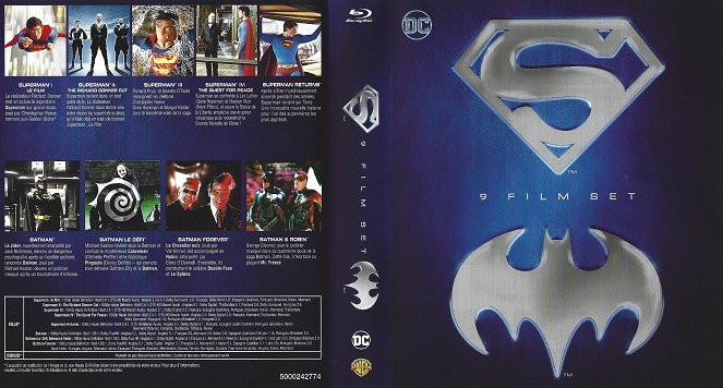 Superman IV: En busca de la paz - Carátulas