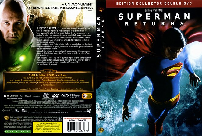 Superman Returns: El regreso - Carátulas